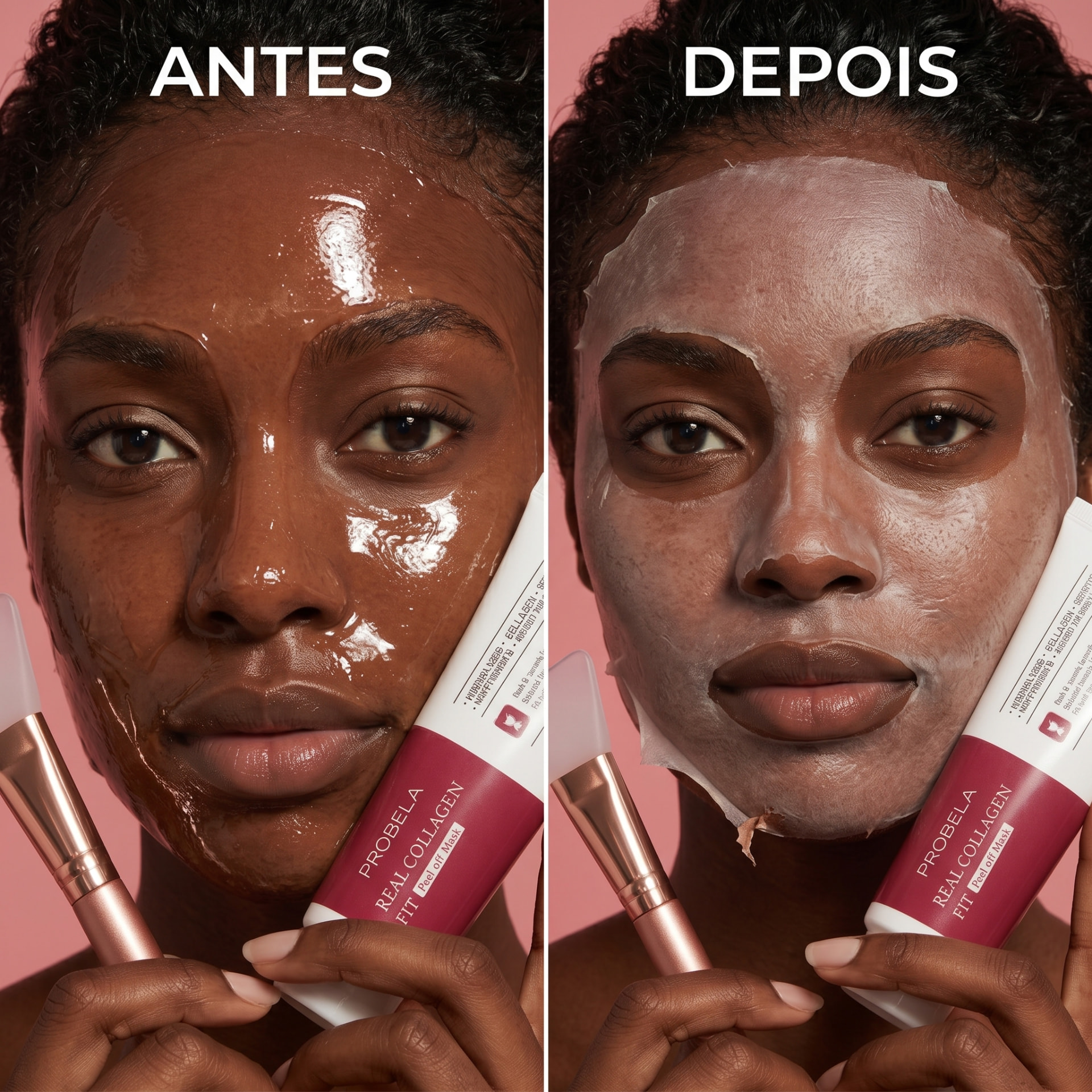 Máscara Coreana de Colagénio Rejuvenescedora Peel Off — Collagen Fit™ — imagem 5