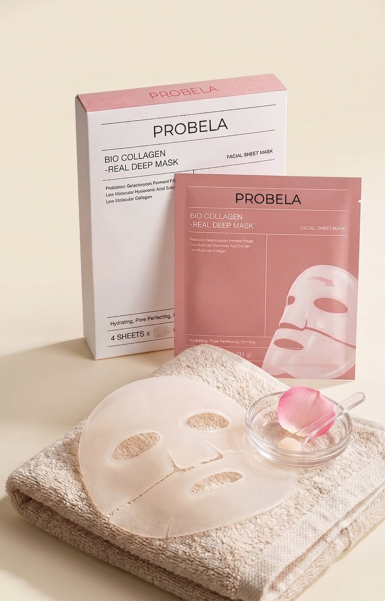 Máscara Coreana de Hidrogel Bio-Collagen Real Deep Mask — PROBELA — imagem 4
